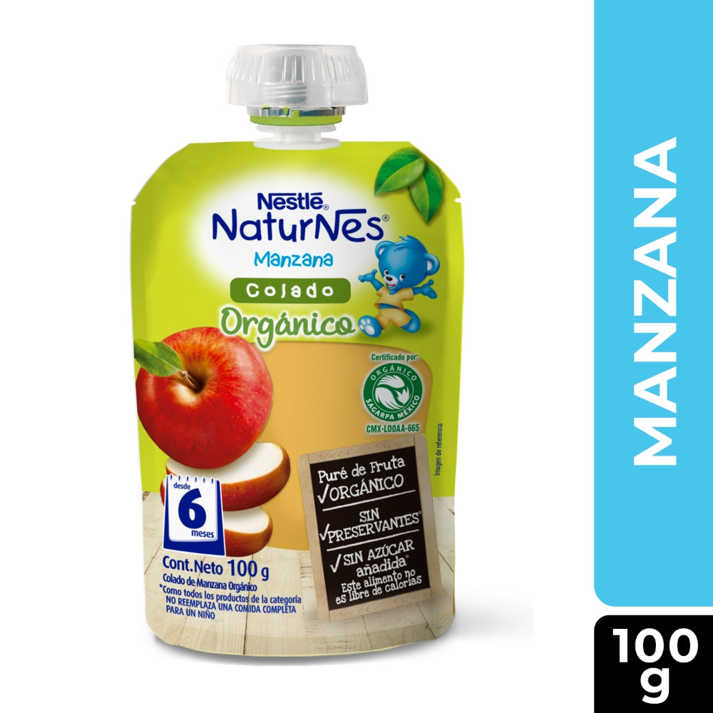Naturnes Organico Mango Manzana Pera x 100 Gr