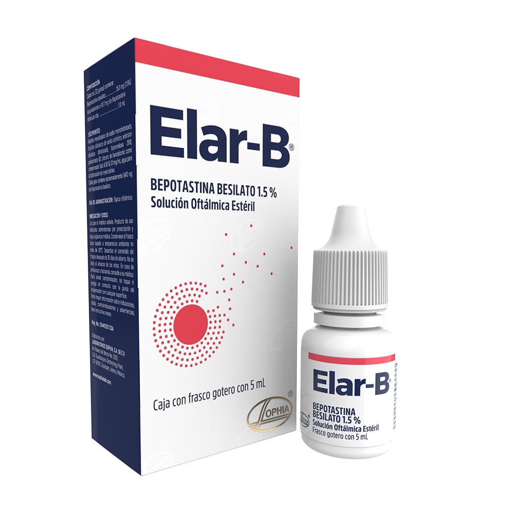 Elar B Solución Oftálmica x 5 ml