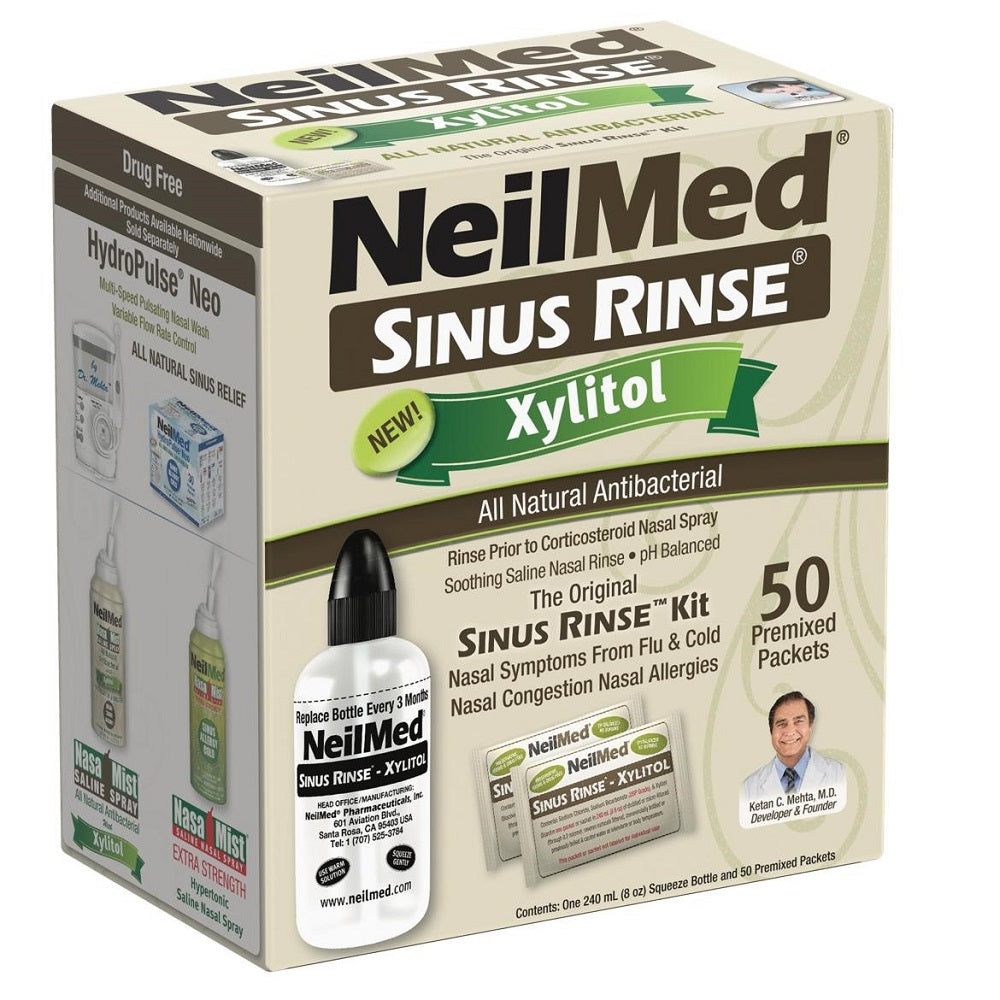 Sinus Rinse Xylitol Kit x 50 Sobres