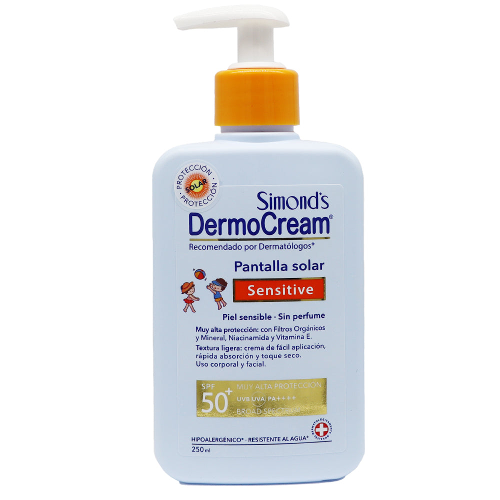 Solar Dermocream Spf50+ Sensitive 250 ml