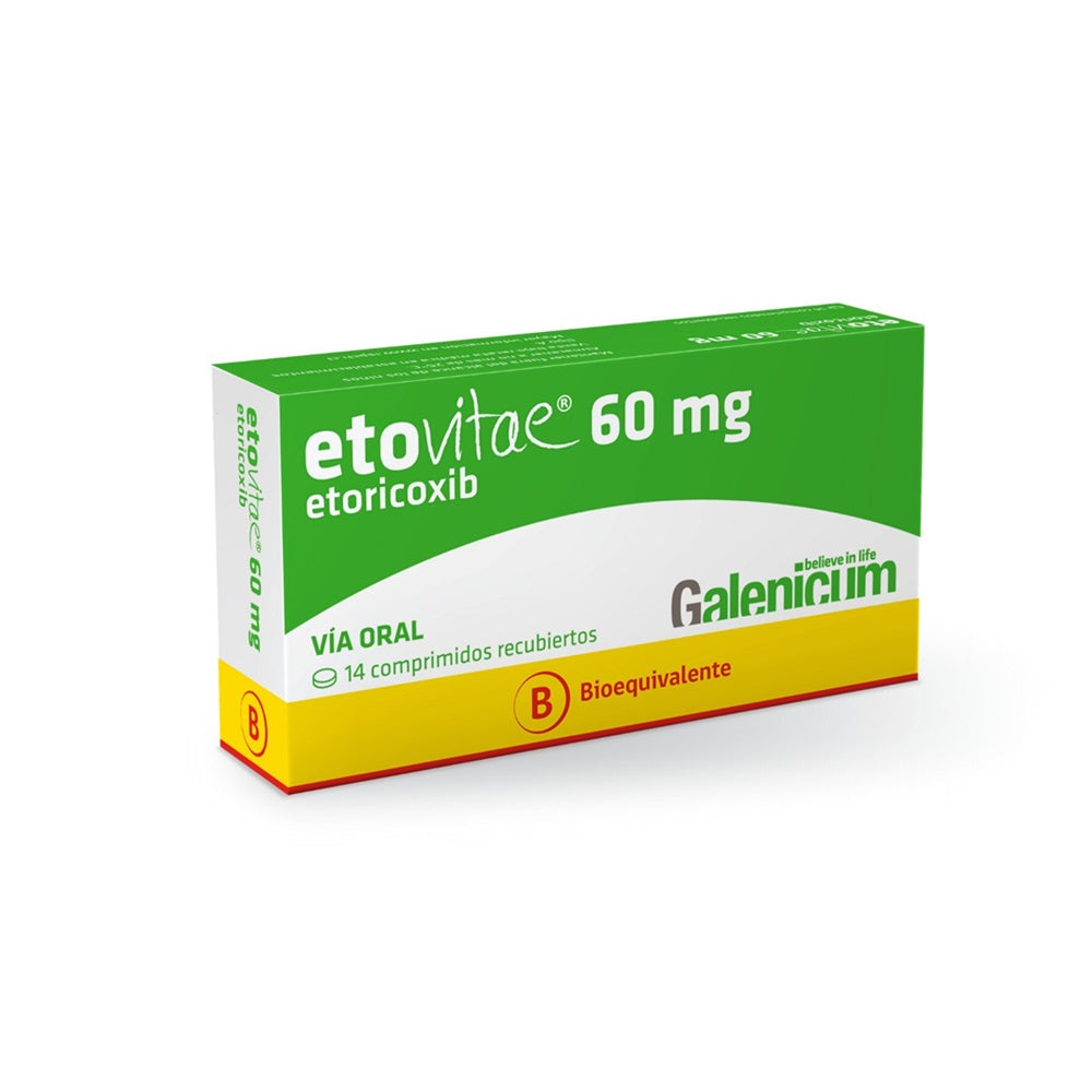 Etovitae Comprimidos 60 mg x 14 (Etoricoxib)