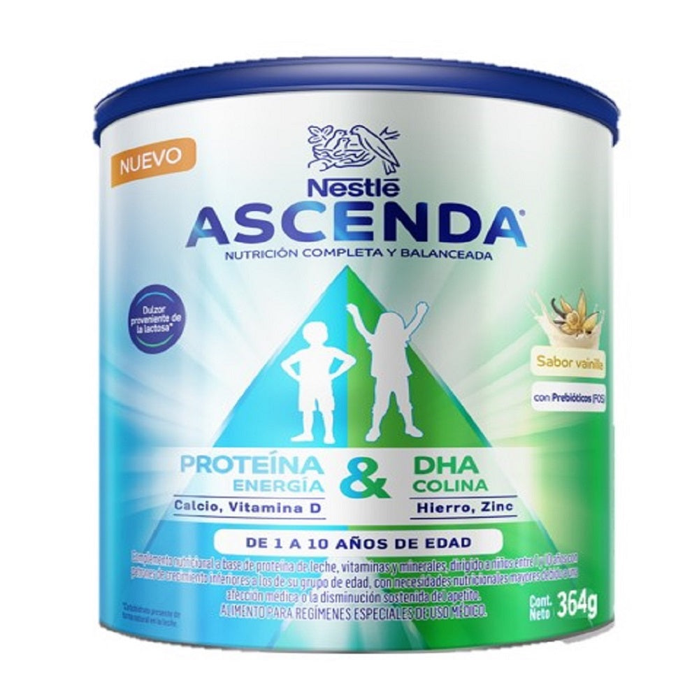 Ascenda Vainilla Polvo x 364 Gr