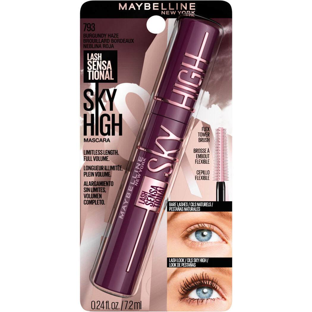 Maybelline Mascara Pestañas + Somras Burgundy