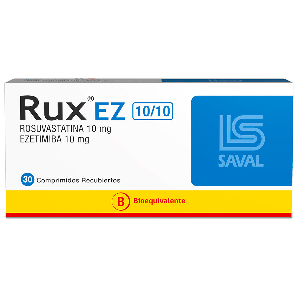 Rux Ez Comprimidos 10/10 x 30 (Rosuvastatina/ Ezetimiba)