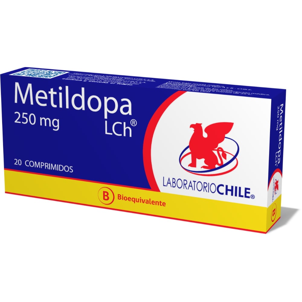 Metildopa Comprimidos 250 mg x 20 Chile