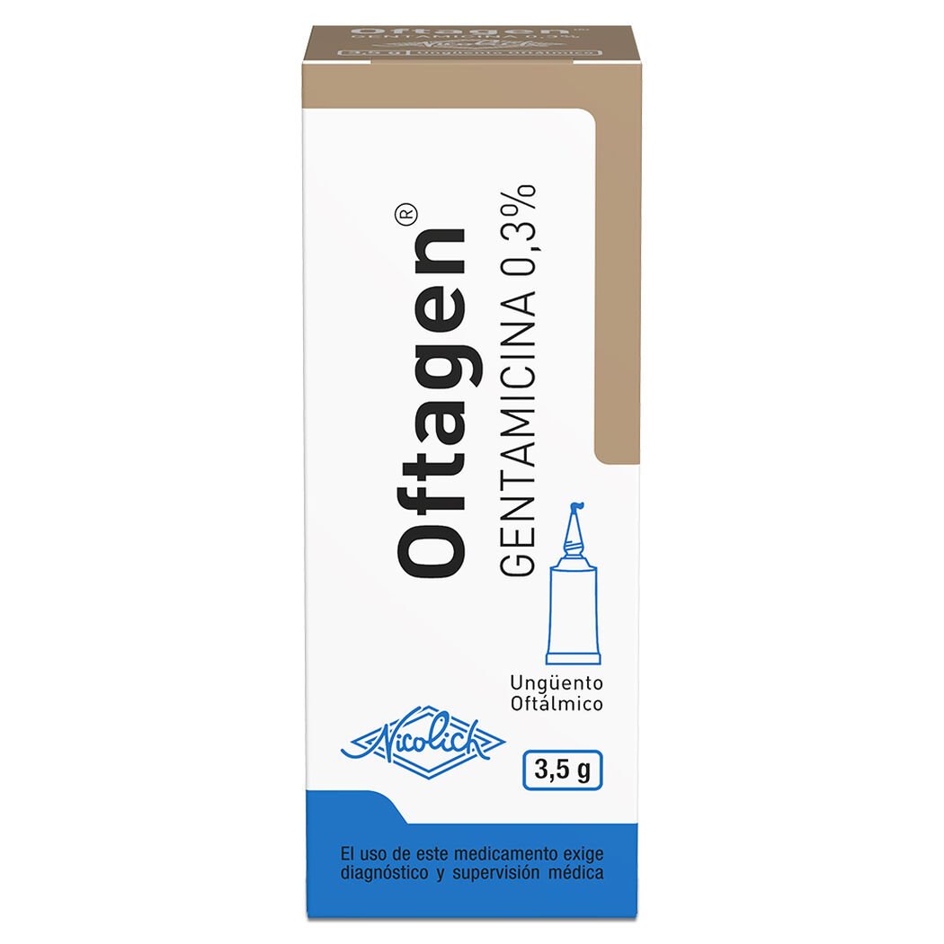 Oftagen Ungüento Oftálmica 0,3% x 3,5 Gr (Gentamicina)