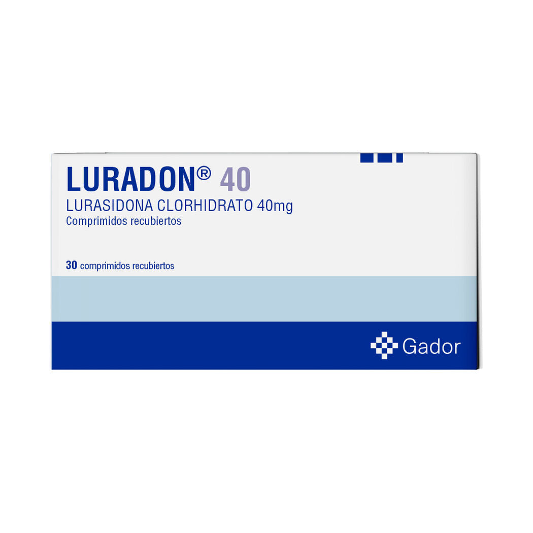 Luradon Comprimidos 40 mg x 30 (Lurasidona)