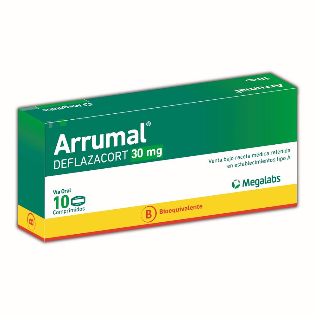 Arrumal Comprimidos 30 mg x 10 (Deflazacort)