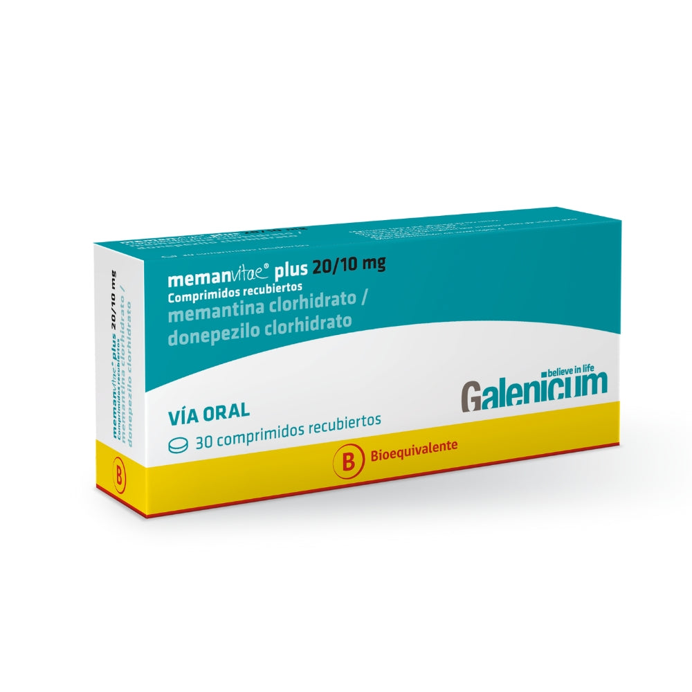 Memanvitae Plus 20/10 mg Comprimidos x 30