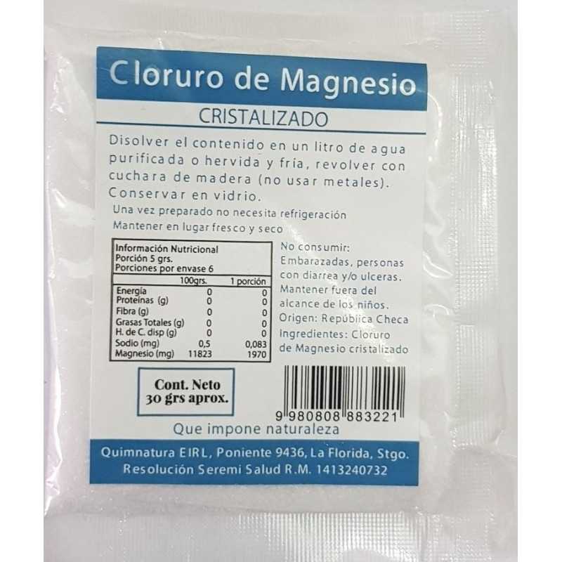 Cloruro De Magnesio x 30 Gr Reutter (25 Und)