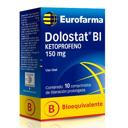 Dolostat Bi Comprimidos 150 mg x 10 (Ketoprofeno)