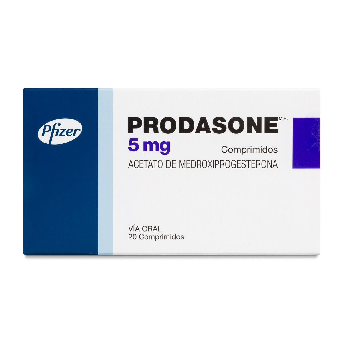 Prodasone Comprimidos 5 mg x 20 (Medroxiprogesterona)