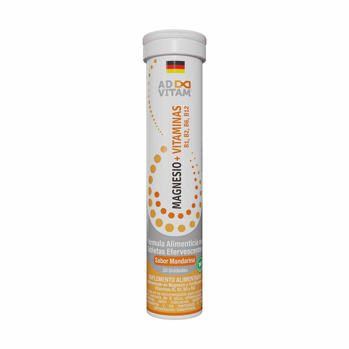 Calcio + Magenesio + Vitamina C Tabletas Efe Naranja x 20 Unidades (Calcio/Magnesio/Vitamina C)