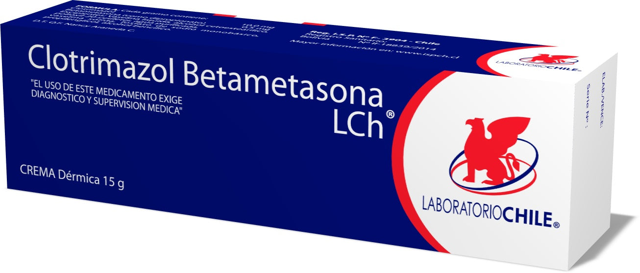 Clotrimazol+Beta Crema x 15 Gr Chile (Clotrimazol/Betametasona)
