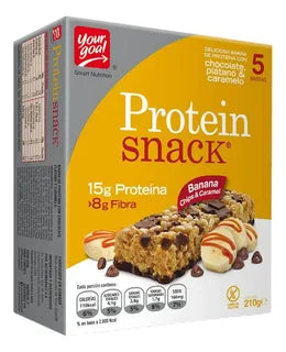 Protein Snack Banana Chips & Caramel x 5 Unidades