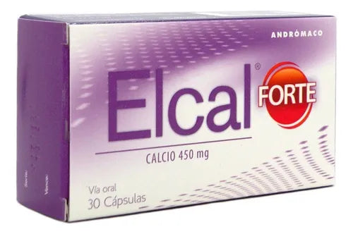 Elcal Fuerte Cápsulas 450 mg x 30 (Calcio)