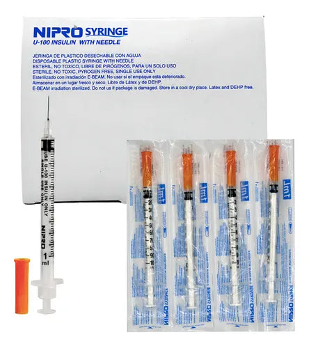 Aguja Lapiz De Insulina 31 G x 6 Mm x 100 Unidades Nipro (Agujas)