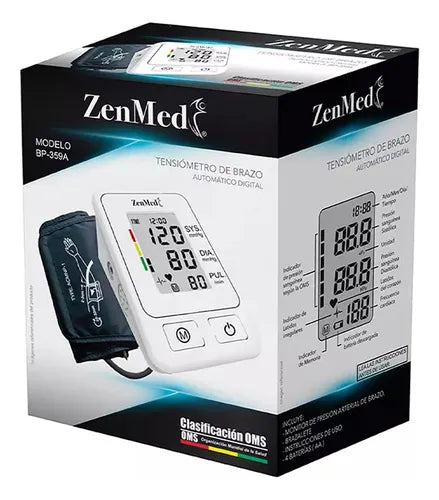 Toma De Presion Brazo Bp359A Zenmed