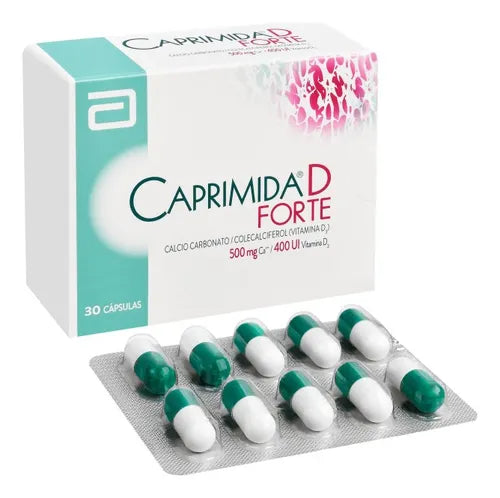 Caprimida-D Fuerte Cápsulas x 30 (Calcio/Colecalciferol (Vitamina D3))