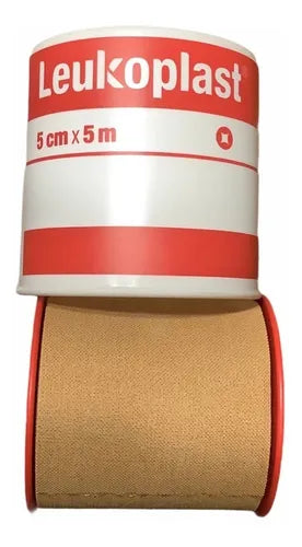 Leukoplast Cinta Adhesivo Beige 5 Cm x 5 Metros Caja x 6 Bsn