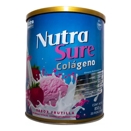 Nutrasure Colageno Sabor Frutilla x 850 Gr Nutrapharm (Complemento Alimenticio)