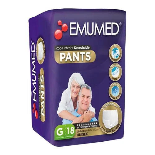 Emumed Pants Adulto Premium G x 18 Unidades (Pañal Adulto)