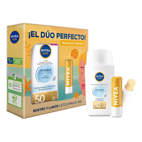Nivea Sun Fps50+ Fluido Invisible x 40 ml