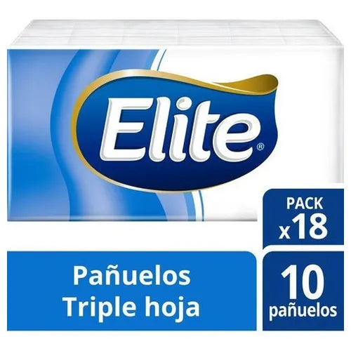 Elite Pañuelo Paq x 10 Unidades (Pack x 18) (Pañuelos)