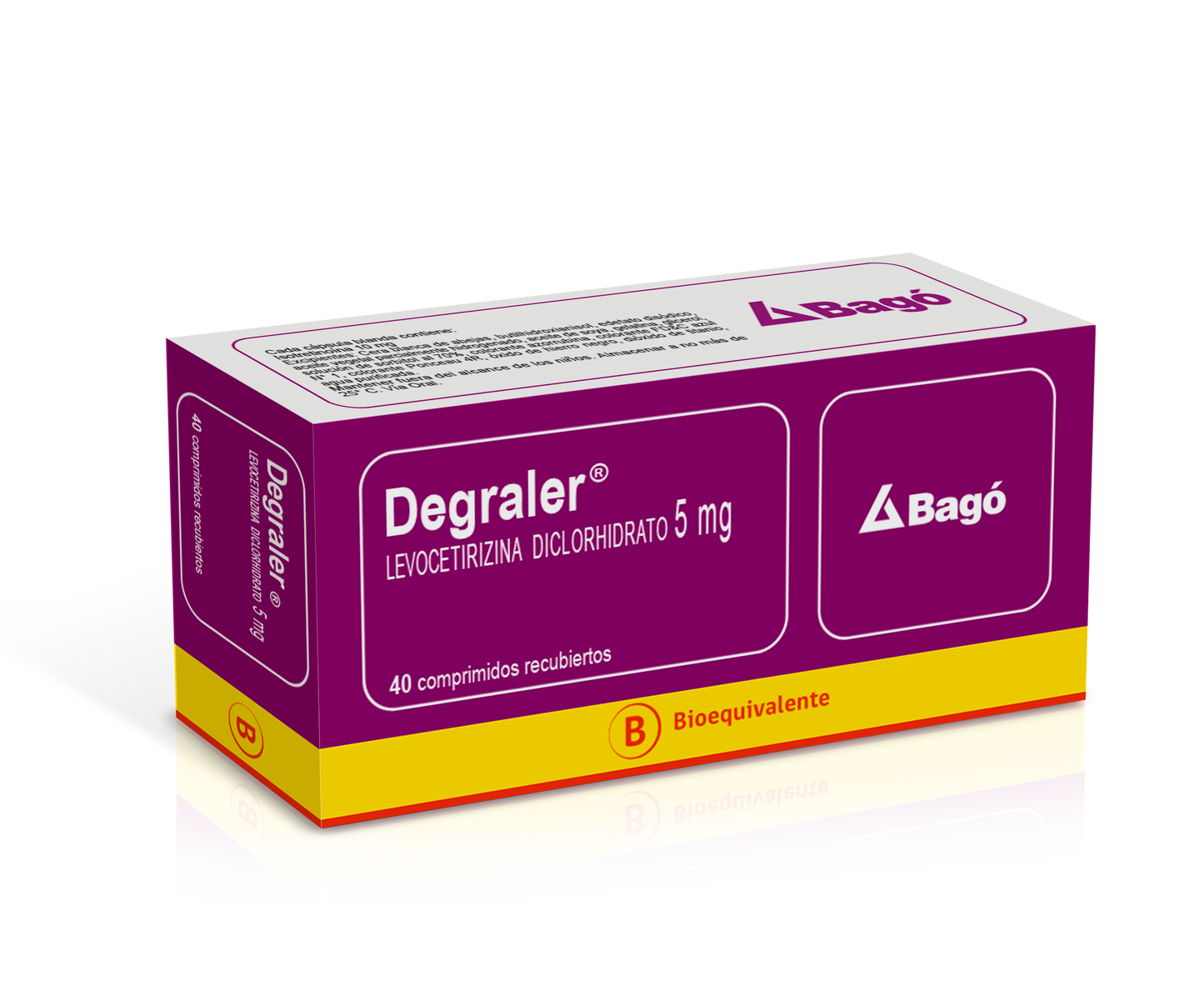 Degraler Comprimidos 5 mg x 40 (Levocetirizina)