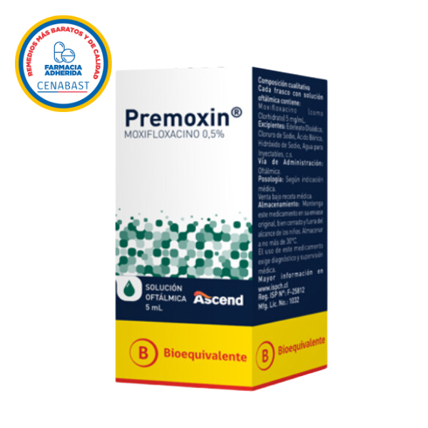 Premoxin Solución Oftálmica 0,5% Frasco 5 ml