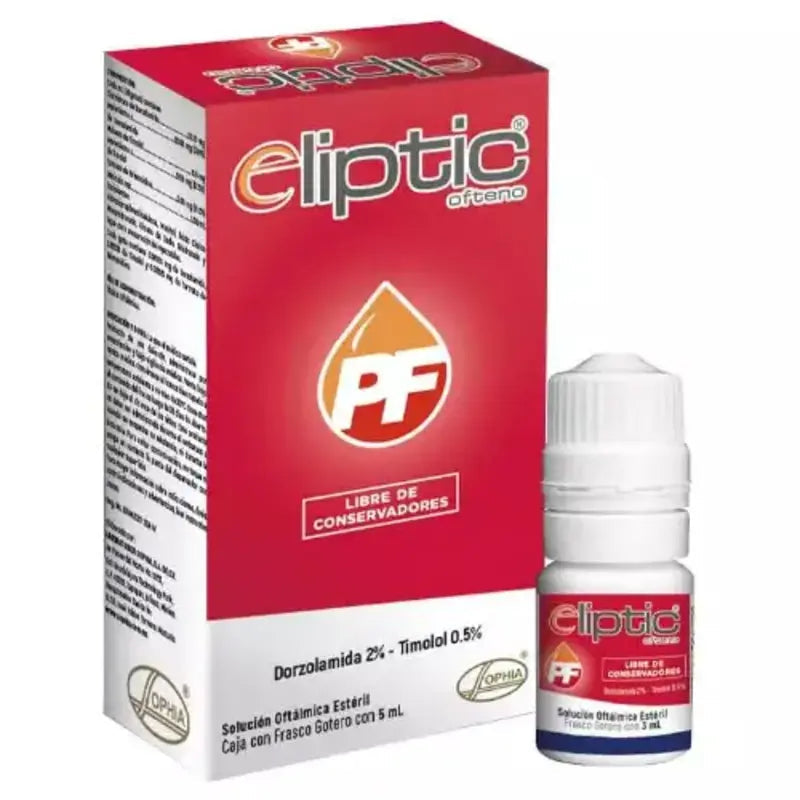 Eliptic Pf Ofteno 2% x 5 ml (Timolol/Dorzolamida)