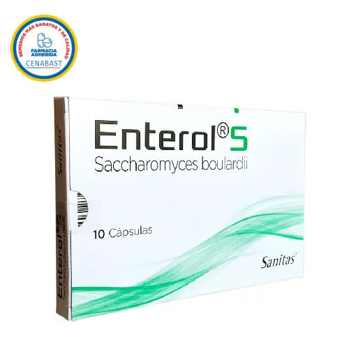 Enterol S Cápsulas x 10 (Saccharomyces Boulardii)