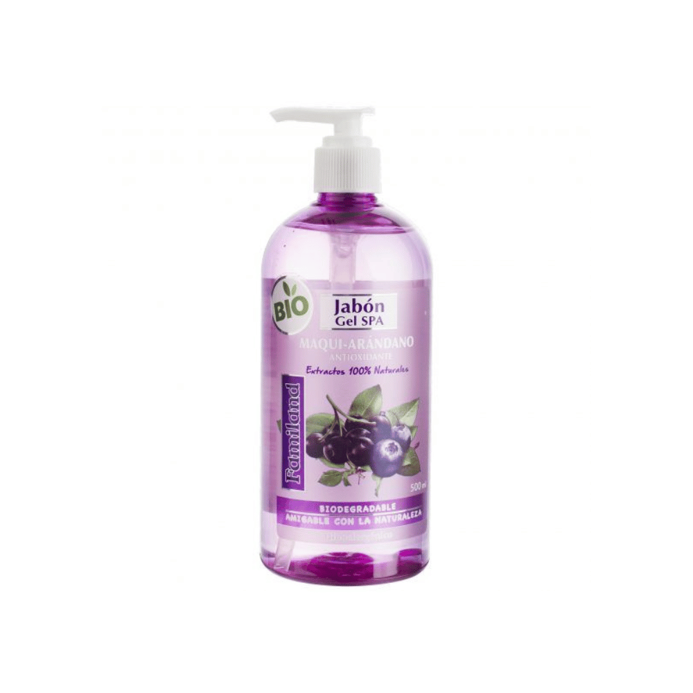 Jabon Maqui Arandano C/Valvula x 500 ml Familand (Jabon Liquido)