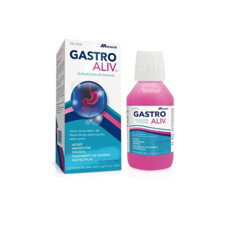 Gastroaliv Sus x 480 ml (Subsalicilato De Bismuto)
