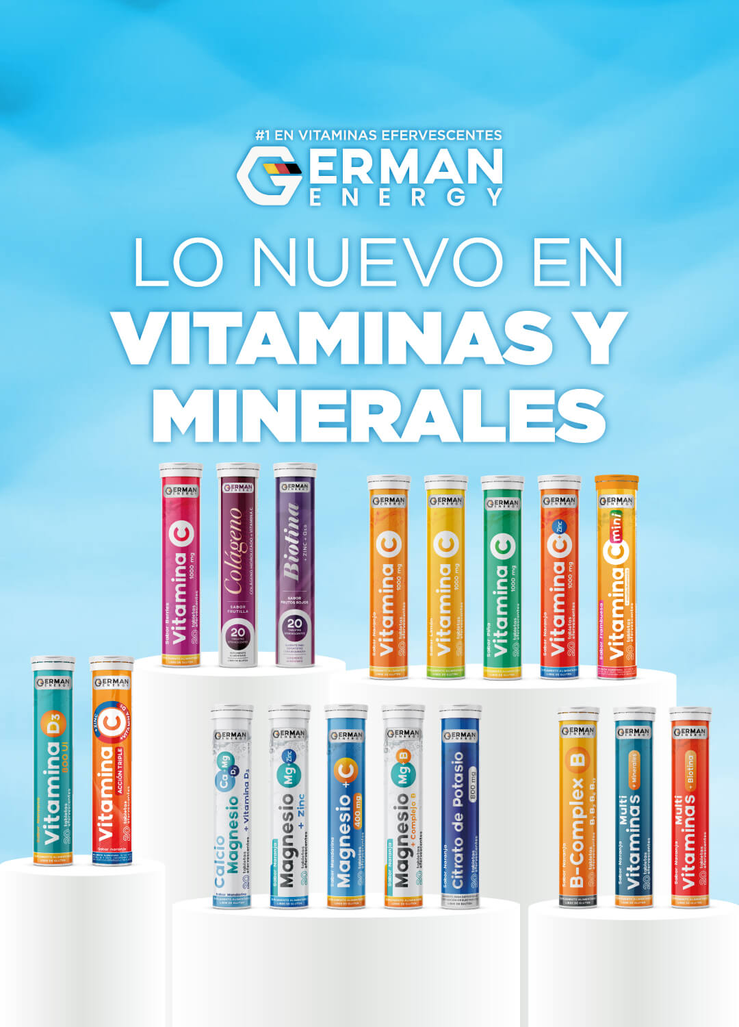 Vitamina C + Zinc Efer x 20 German Energy