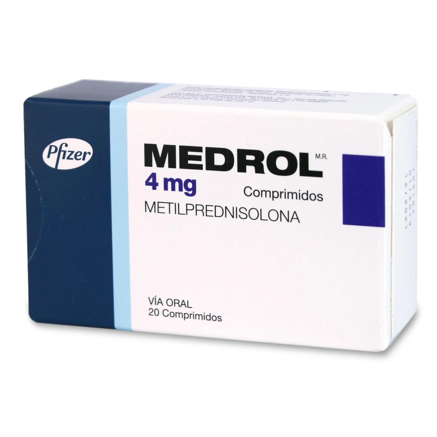 Medrol Comprimidos 4 mg x 20 (Metilprednisolona)