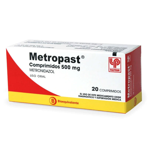 Metropast Comprimidos 500 mg x 20 (Metronidazol)