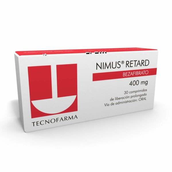 Nimus Ret Comprimidos 400 mg x 30 (Bezafibrato)