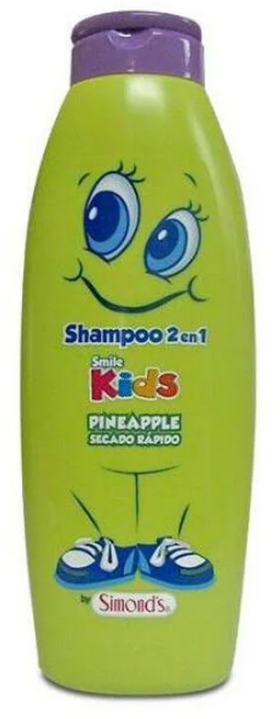 Simonds Sh 2 En 1 Smile Rizos Kids Sin Sal Pina Apple x 400 ml (Shampoo Y Balsamos)