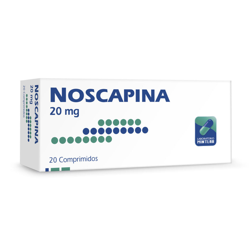 Noscapina Comprimidos 20 mg x 20 Mint