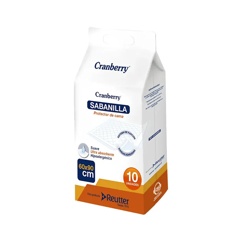 Sabanilla Protector De Cama x 10 Cranberry (Sabanillas)