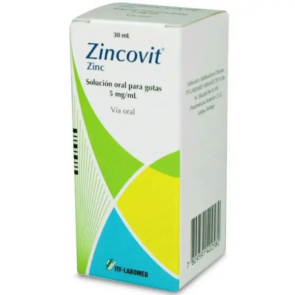 Zincovit Gotas 5 mg x 30 ml