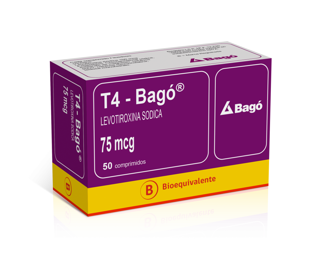 T4 Comprimidos 75 mcg x 50 (Levotiroxina)