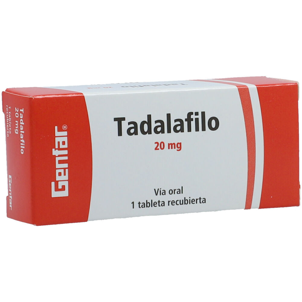Tadalafilo Comprimidos 20 mg x 1