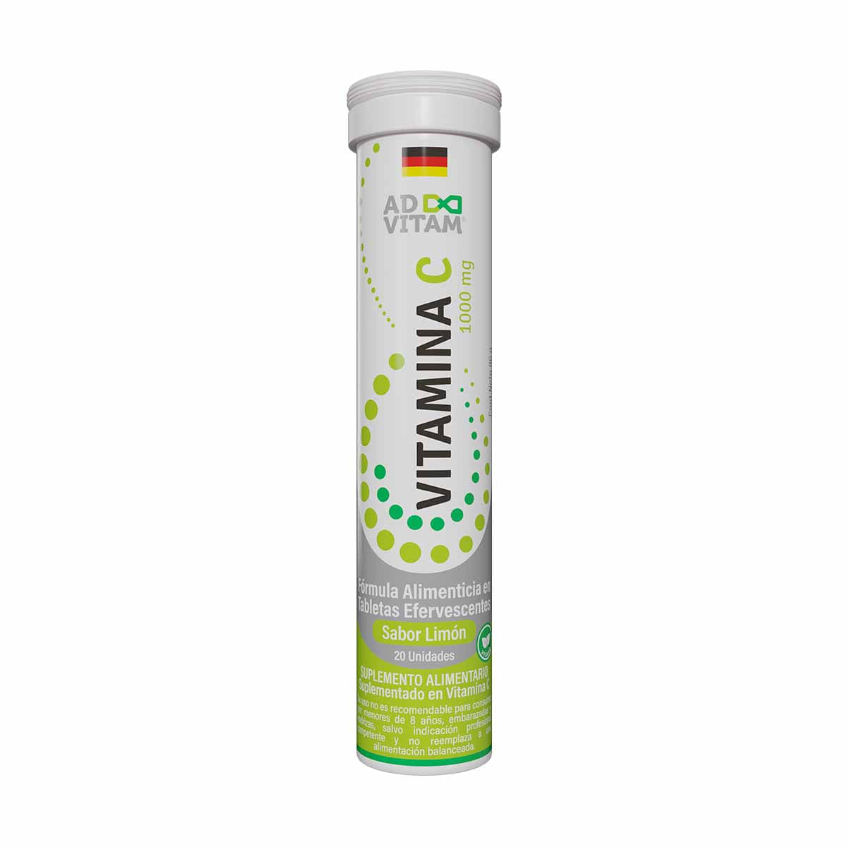 Vitamina C Tabletas Efe Limon 1000 mg x 20 Unidades German Energy