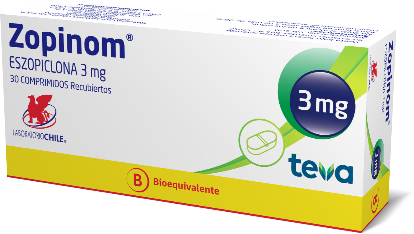 Zopinom Comprimidos 3 mg x 30 (Eszopiclona)