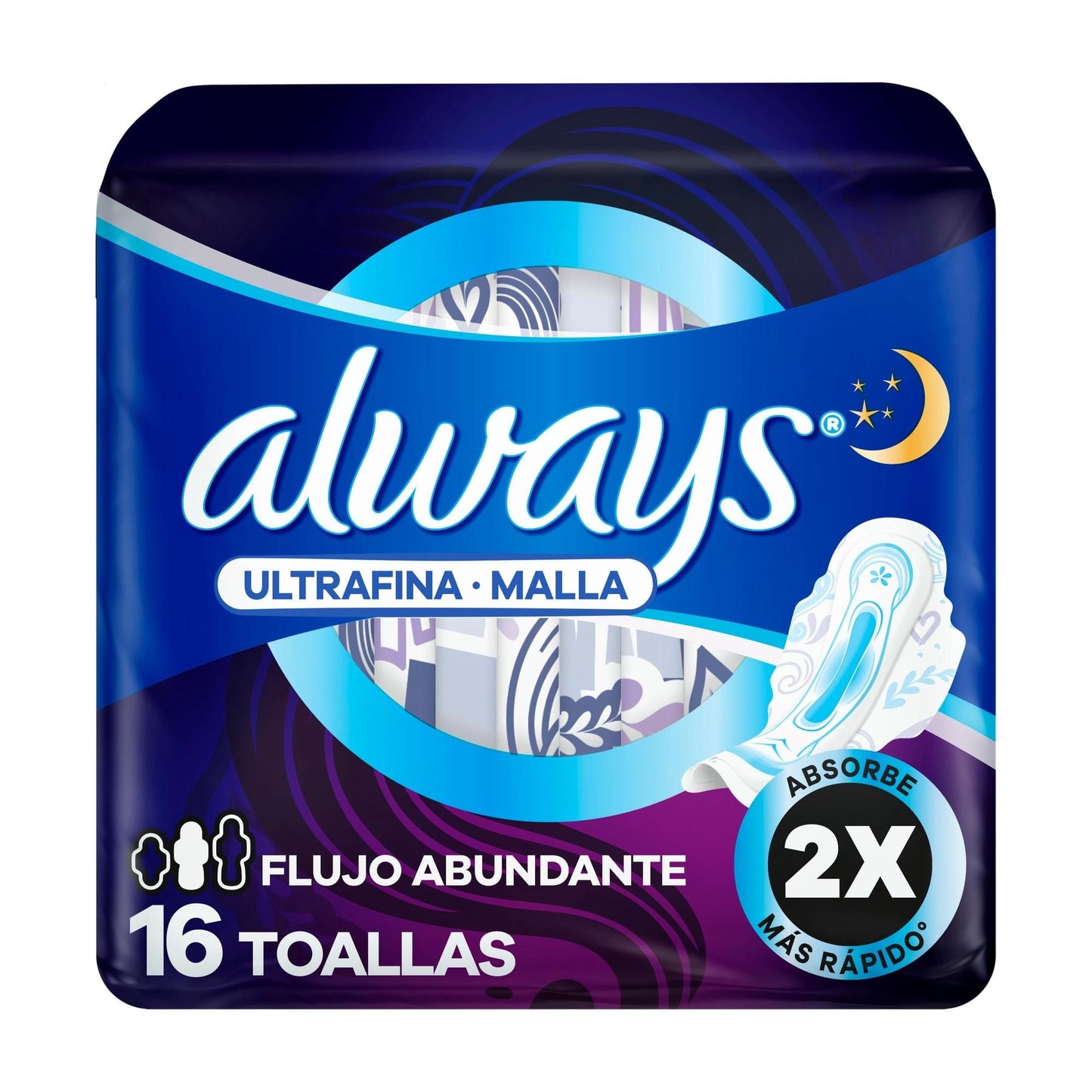 Always Toalla Ultra Fina Nocturna Suave x 14 Unidades