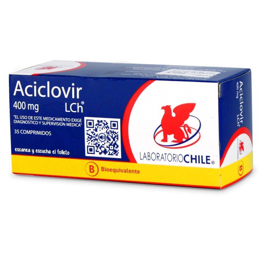 Aciclovir Comprimidos 400 mg x 35 Chile