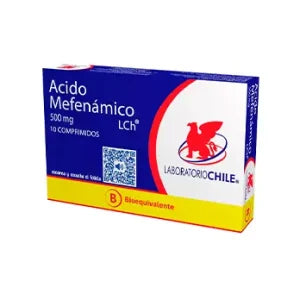 Acido Mefenamico Comprimidos 500 mg x 10 Chile