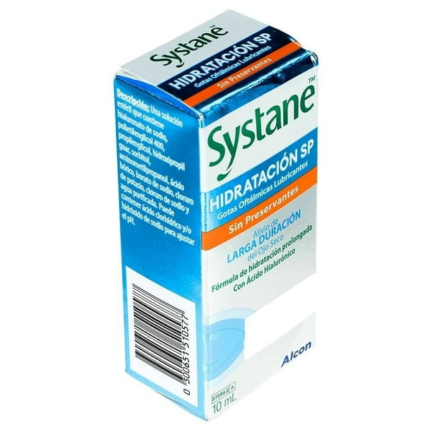 Systane Hidratacion Sp x 10 ml (Polietienglicol/Propilenglicol/Hialuronato)